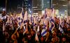 Na desettisoče ljudi protestiralo proti Netanjahujevi vladi