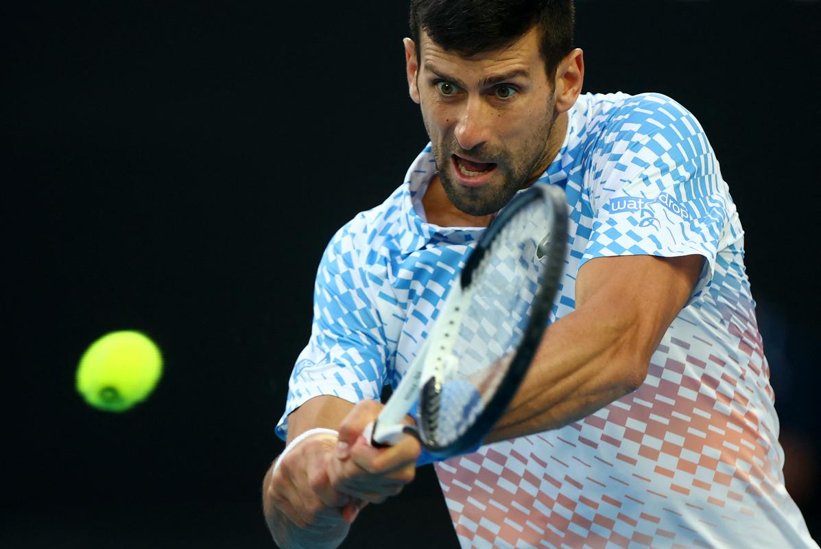 Djokovic is chasing his 10th victory in Melbourne.  Photo: Reuters