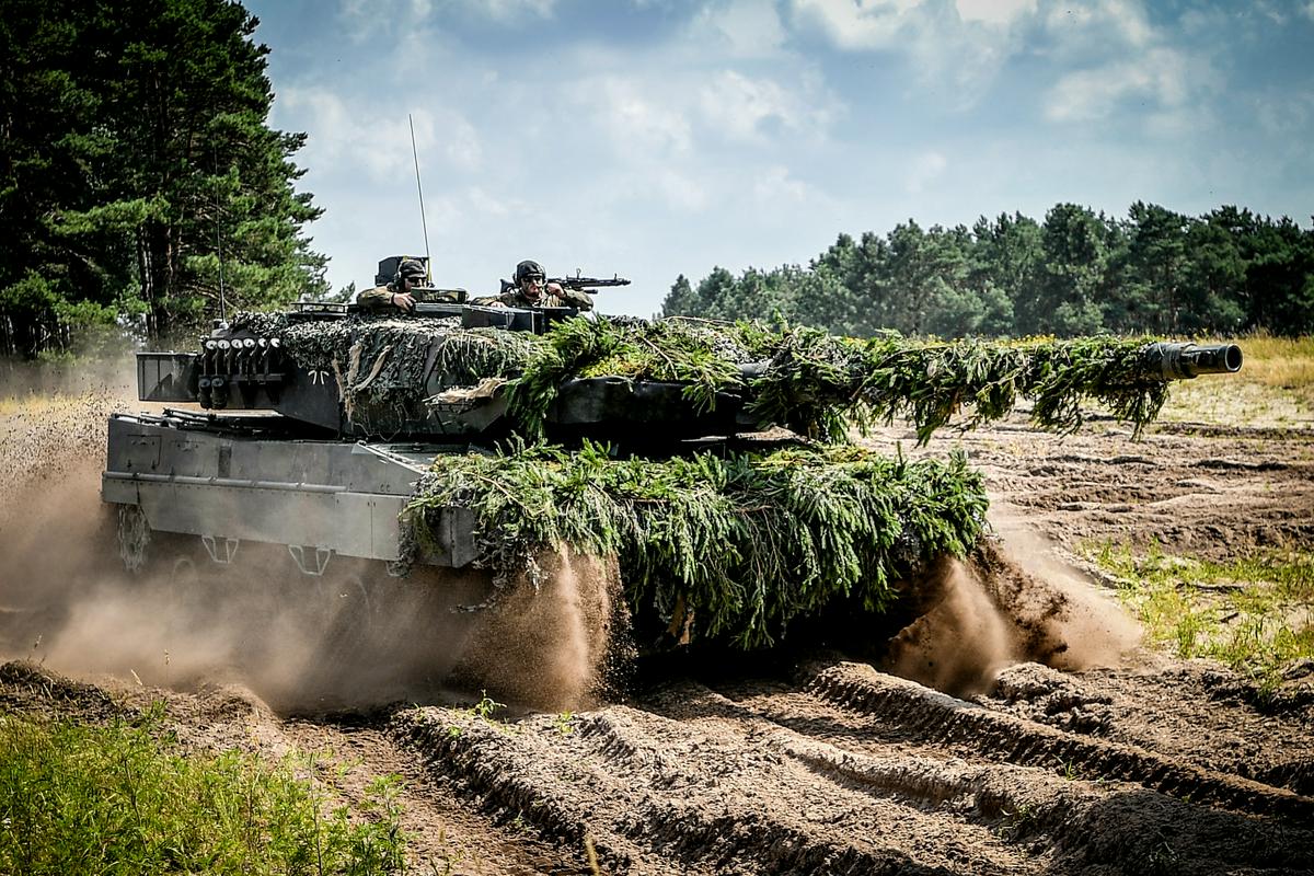Nemški tanki leopard 2 veljajo za najboljše na svetu. Foto: EPA