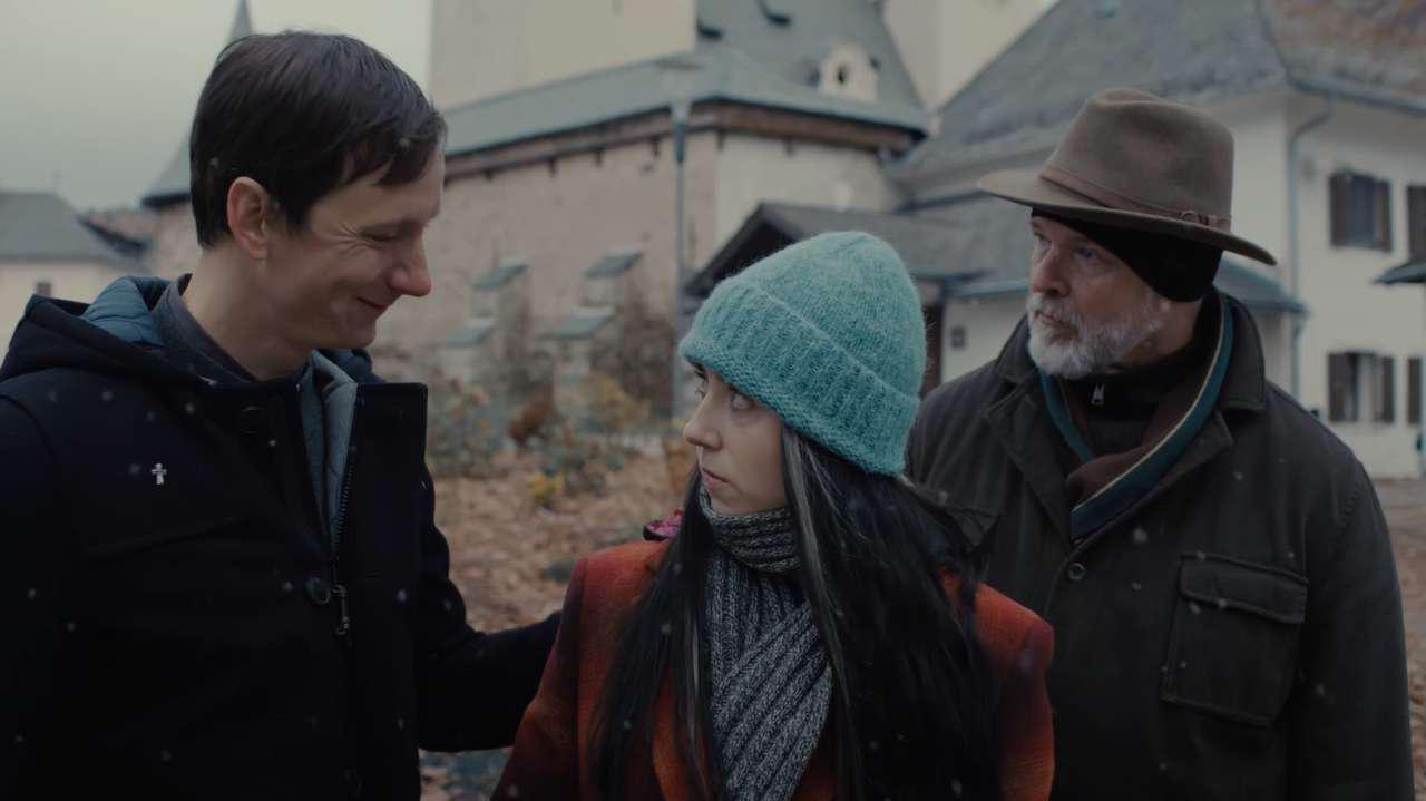 Jurij Drevenšek, Christina Cervenka and Michael Weger in the film Immerstill.  Photo: Eva Testor