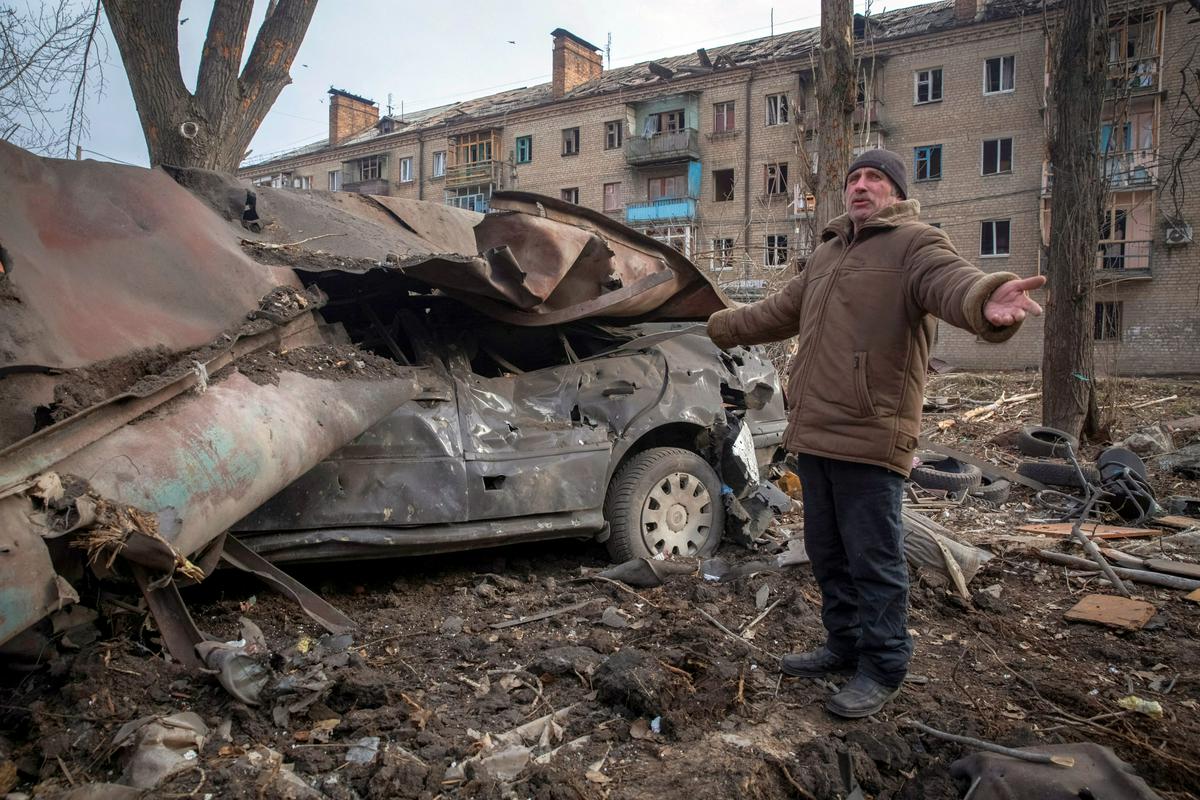 Ruske sile so okrepile napade v Donecku, nad katerim želijo doseči popoln nadzor. Foto: Reuters