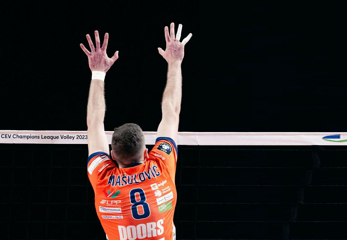 Nemanja Mašulović je dosegel 10 točk. Foto: ACH Volley