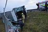 Policisti za povzročitev prometne nesreče na pomurski avtocesti ovadili romunskega voznika