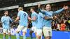 Manchester City z odlično predstavo v drugem polčasu strl topničarje in zavzel vrh