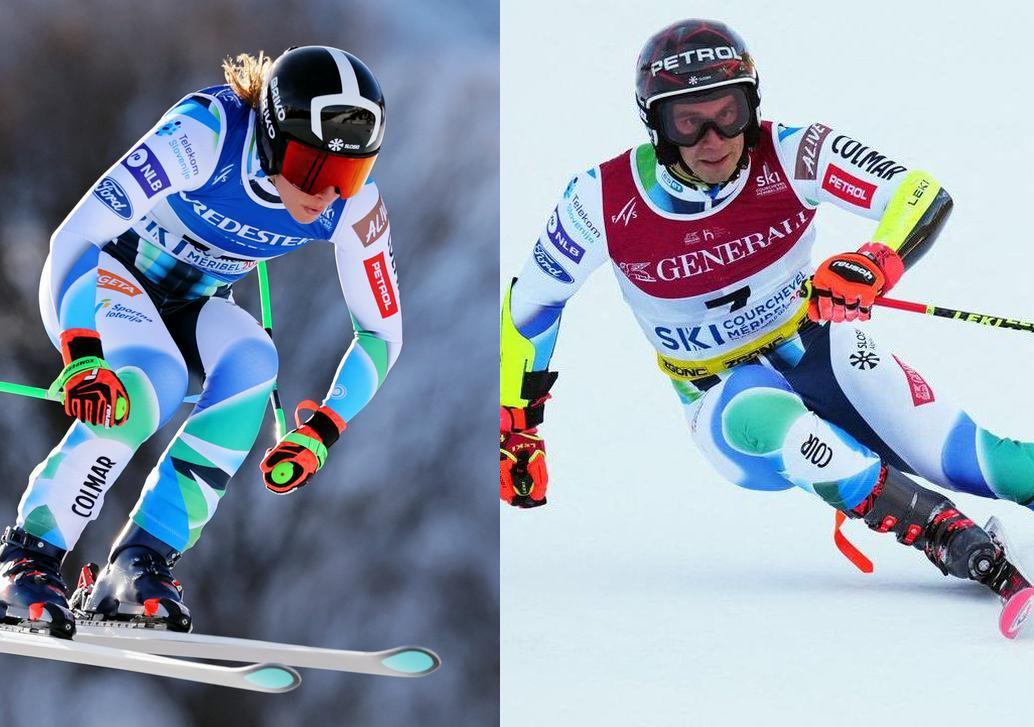 Ilka Štuhec (smuk) in Žan Kranjec (paralelna tekma, veleslalom) sta s tremi šestimi mesti poskrbela za najboljšo slovensko uvrstitev 47. svetovnega prvenstva v alpskem smučanju. Foto: EPA