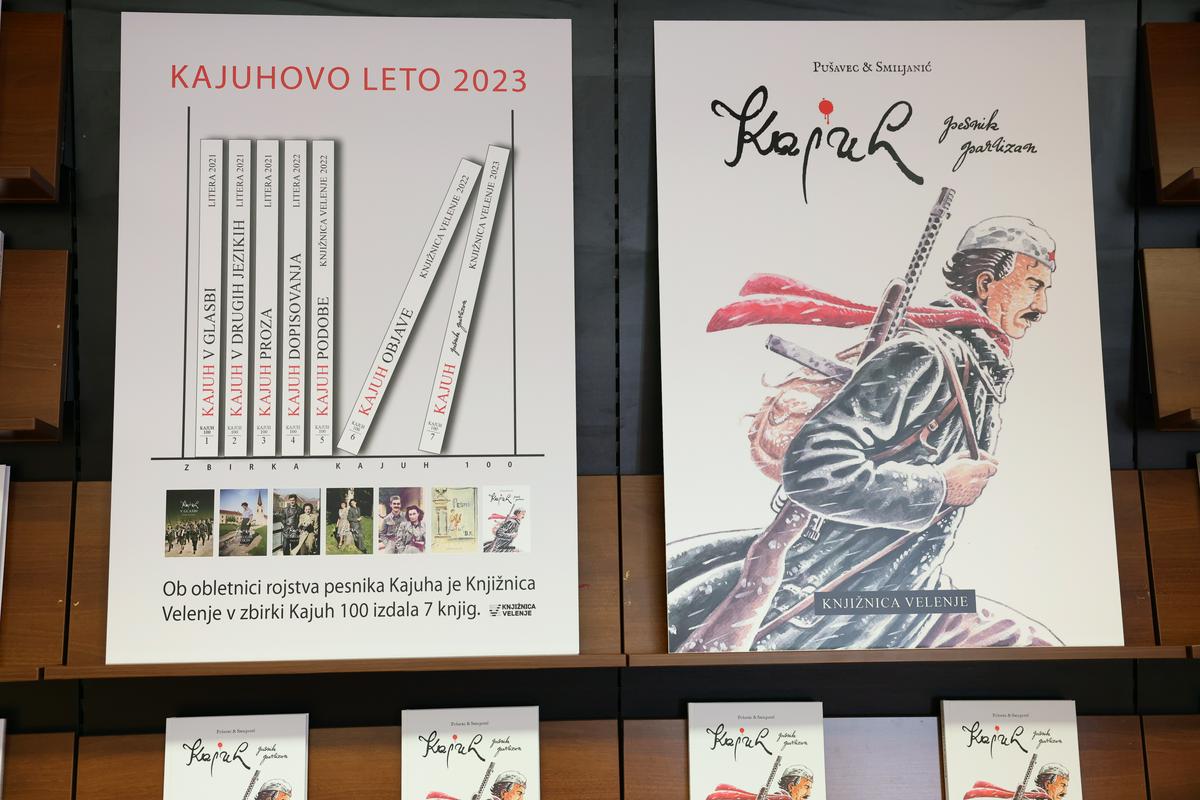 Strip Kajuh, pesnik partizan je izšel kot zadnja, sedma knjiga v zbirki Kajuh 100, ki je nastala ob stoletnici Kajuhovega rojstva oziroma letošnjem Kajuhovem letu. Foto: BoBo
