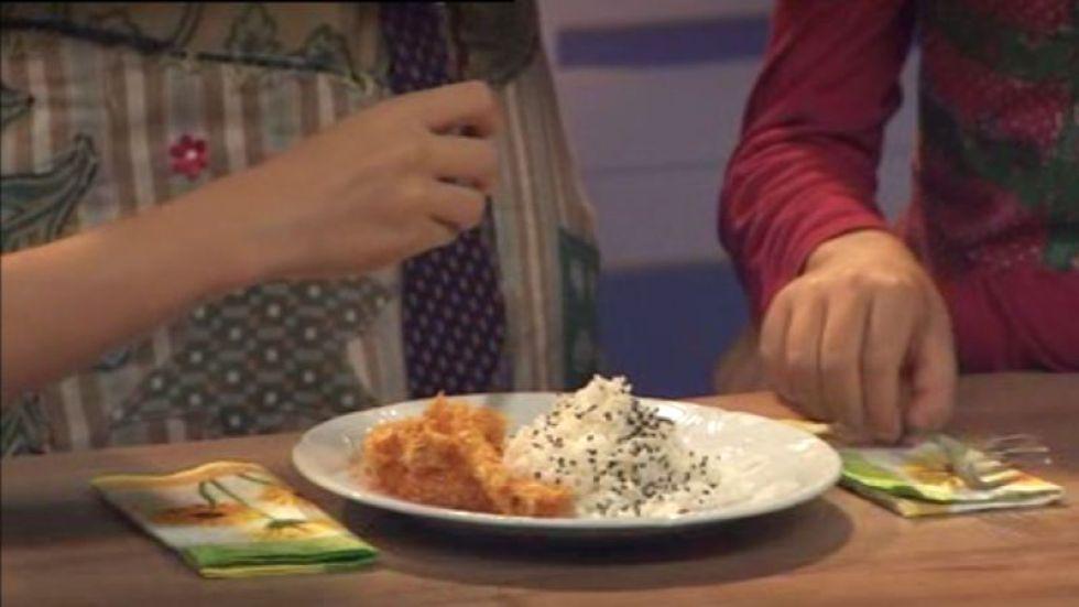 Rižek s korenčkovimi pohanci