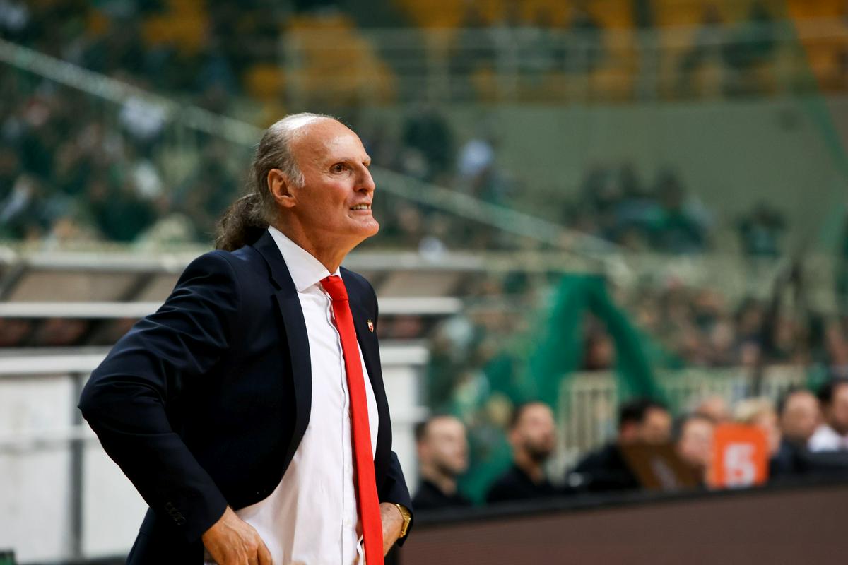Coach Duško Ivanović was repeatedly angry with his wards.  Photo: EPA
