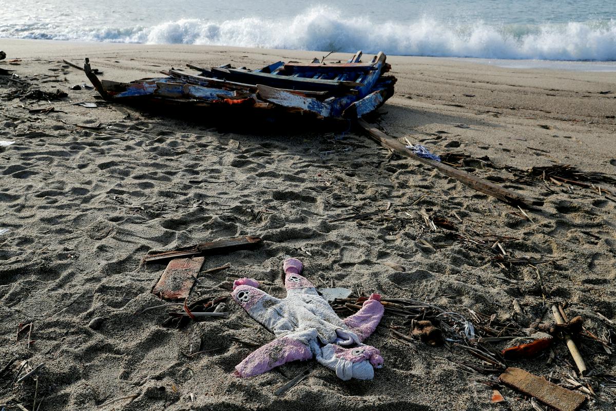 Debris from a shipwreck.  Photo: Reuters