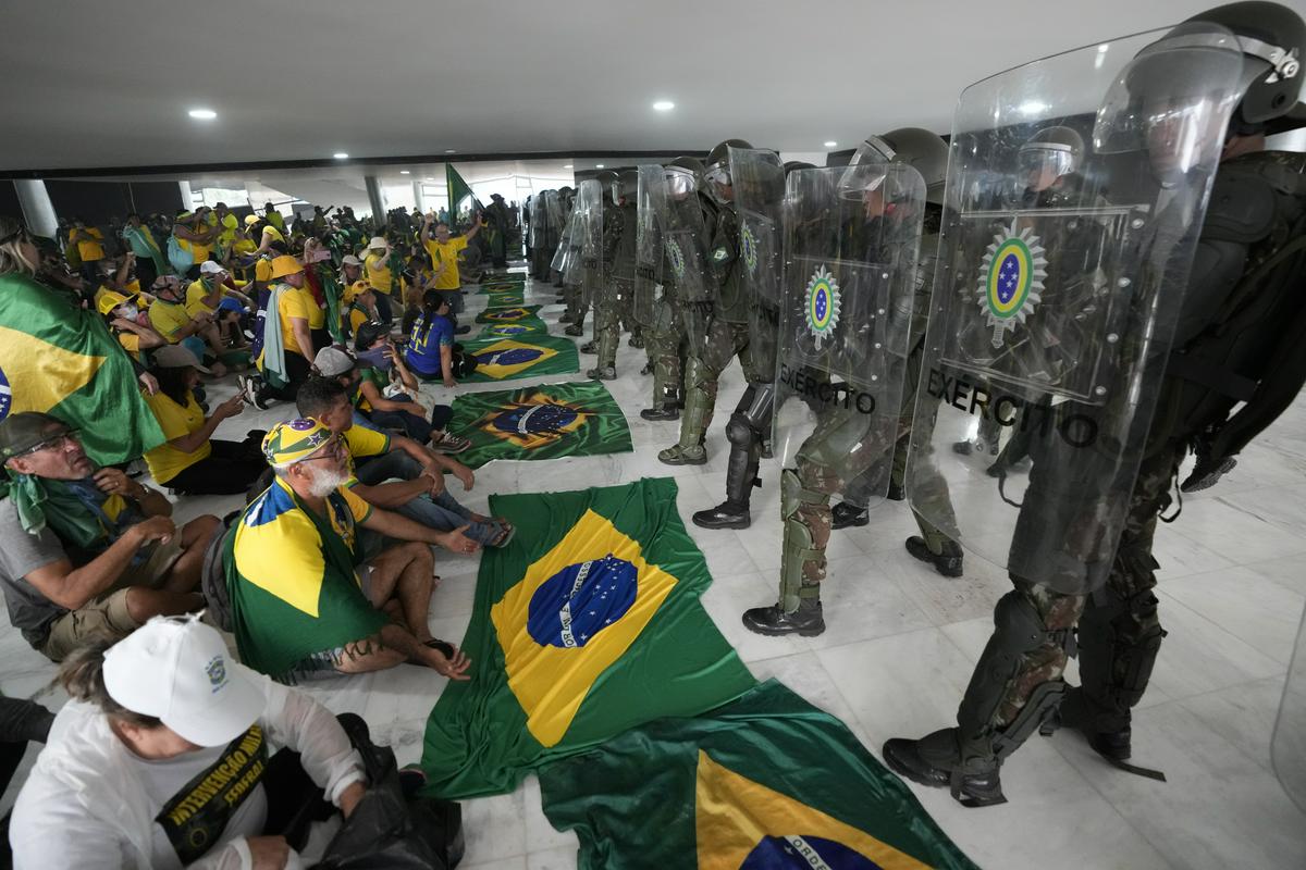 The military plays a big role in Brazil's government - at least it does.  Photo: AP