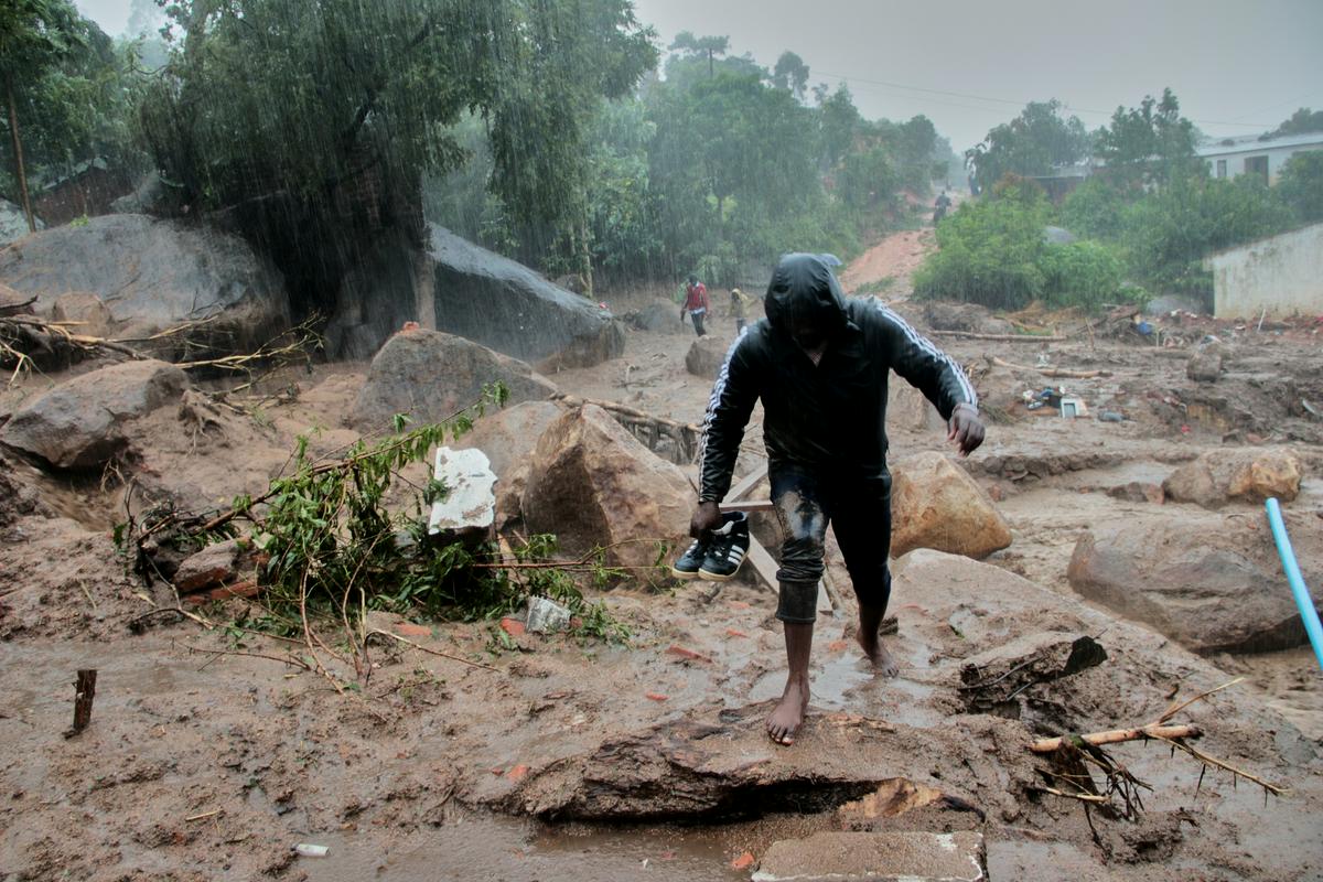 Storm devastation.  Photo: Reuters