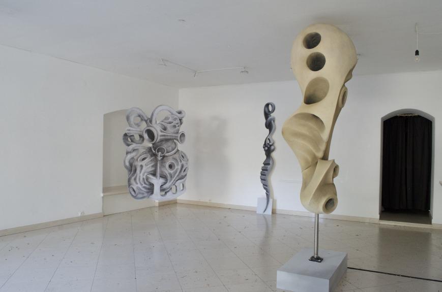 An exhibition of Damijan Kracina's works will be opened in the fall.  Photo: GBJ
