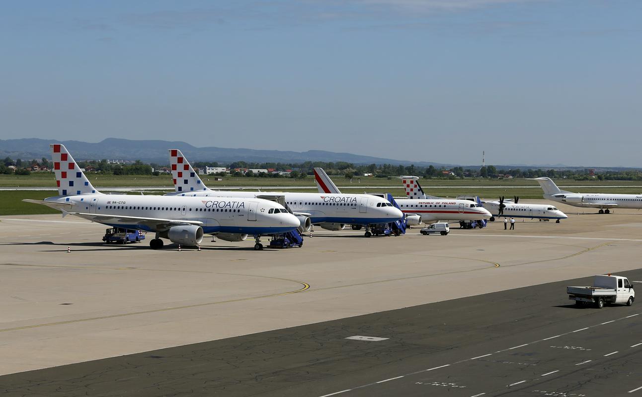 Na največjem hrvaškem letališču, letališču Franja Tuđmana v Zagrebu, so ocenili, da bodo po uveljavitvi schengenskega režima imeli okoli 70 odstotkov schengenskih potnikov. Foto: AP