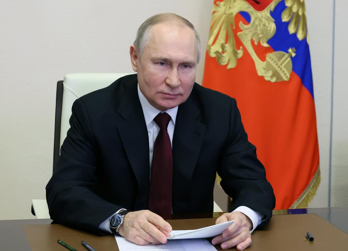 Ruski predsednik Putin je napovedal namestitev jedrskega orožja v Belorusiji. Foto: EPA