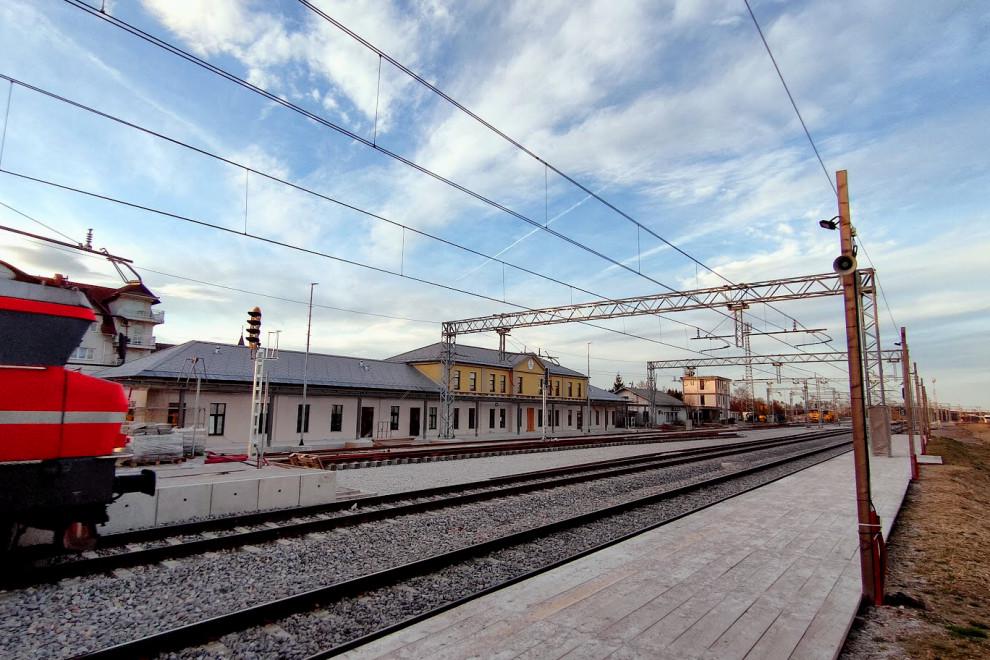 Železniška postaja in vozlišče Pragersko dobiva novo podobo. Foto: Radio Maribor/Direkcija RS za infrastrukturo