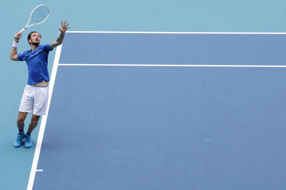 Daniil Medvedjev še nikoli ni tako uspešno začel sezone kot letos. Foto: Reuters