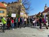 V Slovenski Bistrici protestirali proti gradnji vetrnih elektrarn na Pohorju