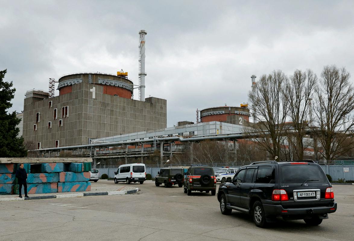 Jedrska elektrarna v Zaporožju. Foto: Reuters