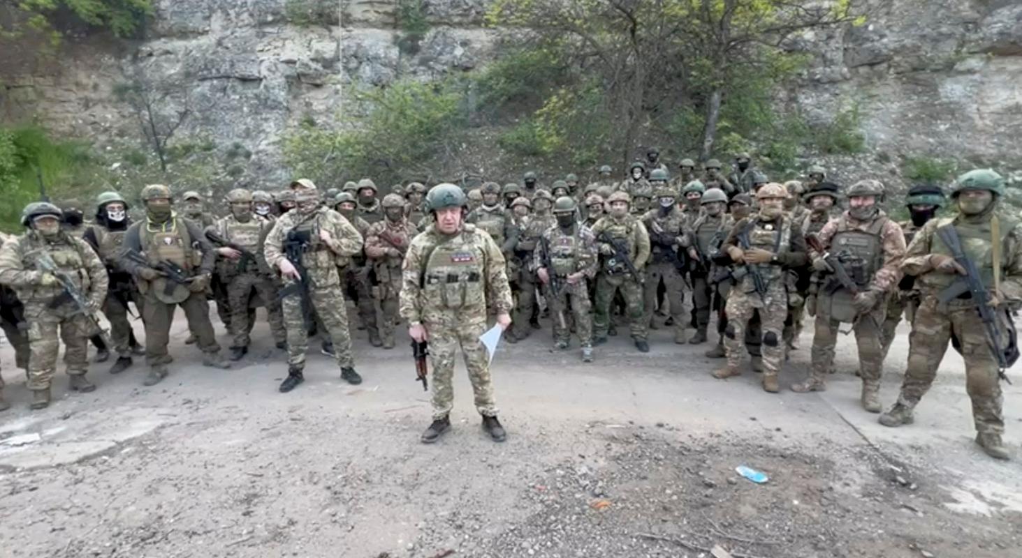 Wagnerjevi borci so v prvih bojnih linijah v Ukrajini. Foto: Reuters