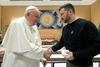 Rim Zelenskemu potrdil polno podporo Ukrajini, papež obljubil, da bo molil za mir