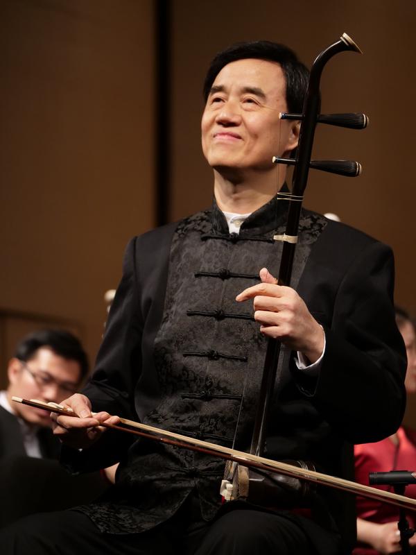Solist na kitajskem strunskem glasbilu erhu Zhu Changyao Foto: im.puls