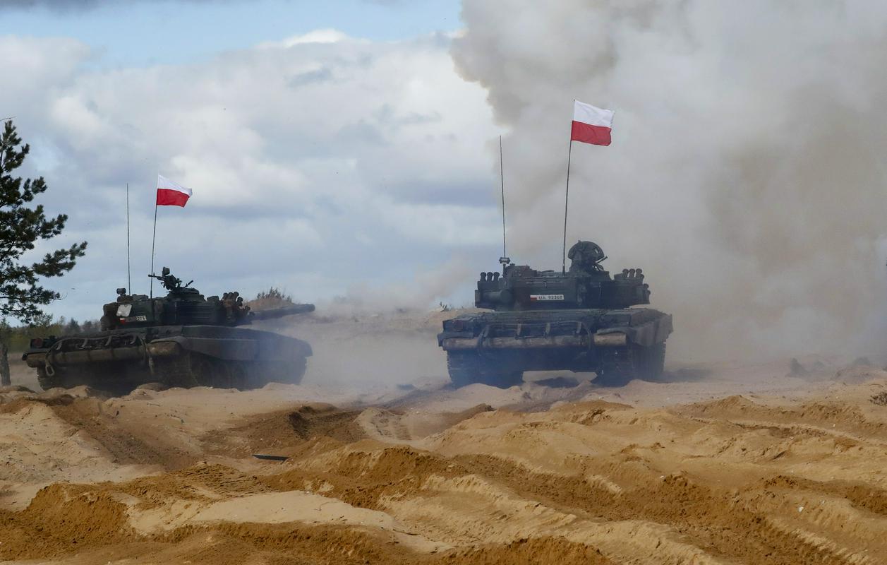 Poljska vojska se oborožuje z novimi tanki. Foto: EPA