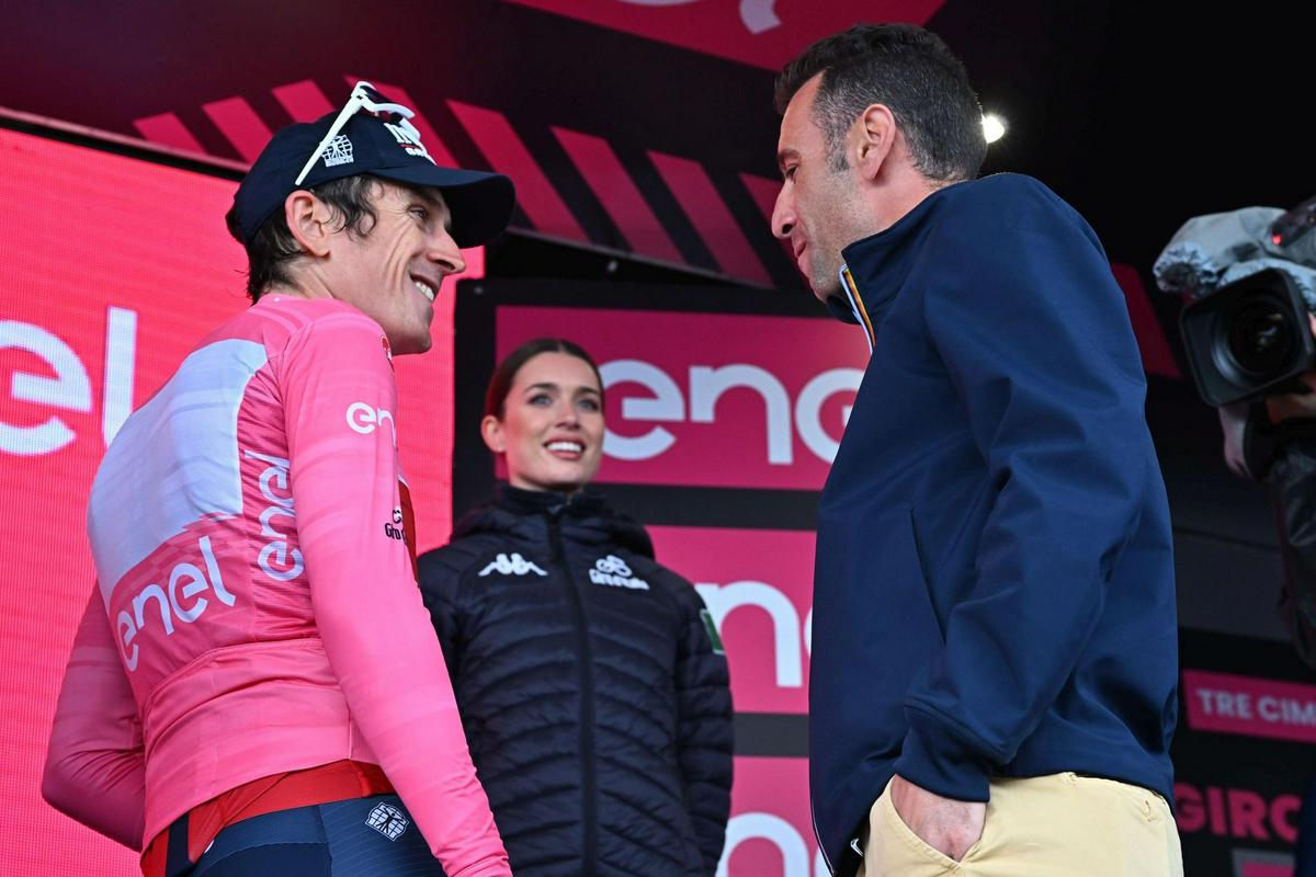 Two-time Giro winner Vincenzo Nibali also hailed the pink shirt.  Photo: EPA