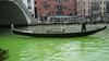 Pod mostom Rialto v Benetkah je tekla strupeno zelena voda. Izvor barve še ni znan.
