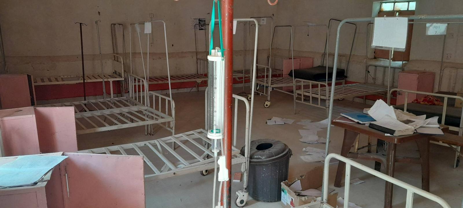 Prizor iz bolnišnice v Al Džunajni na zahodu Darfurja. Foto: Reuters