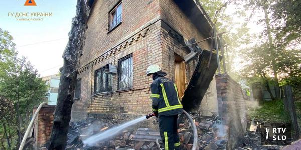 Kiew Ziel von Angriffen, einer verletzt.  Die Luftverteidigung fing mehr als 40 Flugzeuge und Raketen ab.