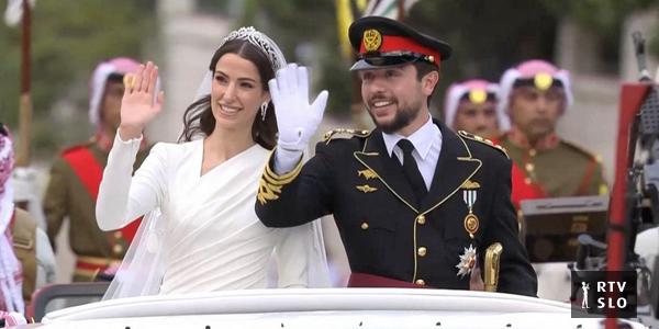 Celebração do ano em Amã – o príncipe herdeiro Hussein se casou