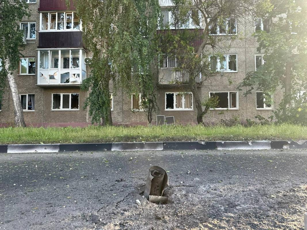 Tudi mesto Šebekino v ruski regiji Belgorod je bilo tarča napada. Foto: Reuters