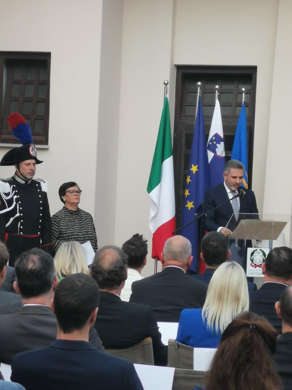 Il discorso introduttivo del Console Generale, Giovanni Coviello Foto: MMC RTV SLO/Valerio Fabbri/Radio Capodistria