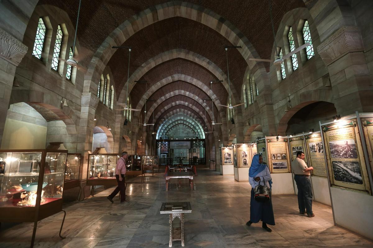 Fotografija iz notranjosti Narodnega muzeja v Kartumu je nastala leta 2015. Foto: AP