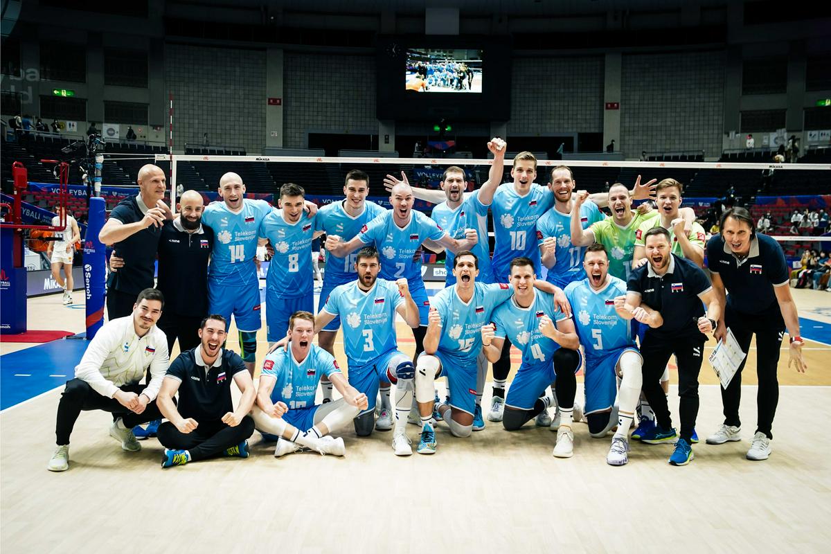 Slovenija je uspešno začela novo sezono. Foto: VolleyballWorld