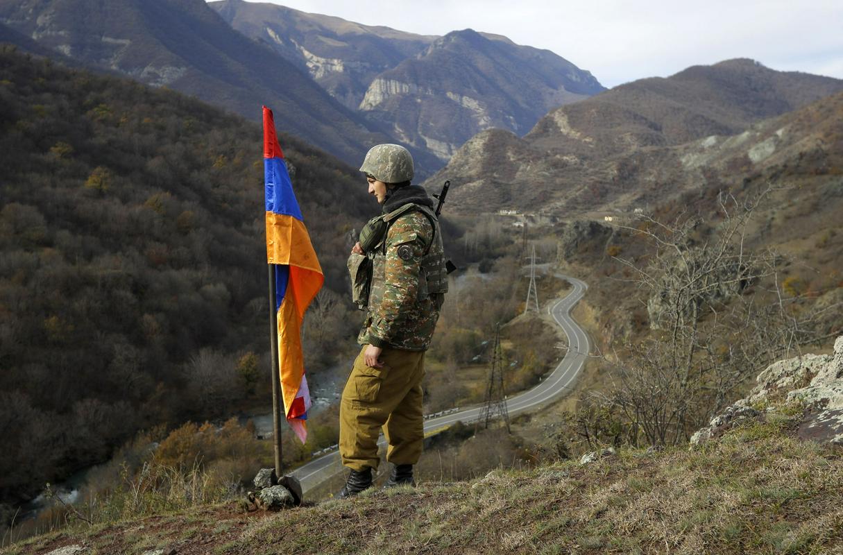 Gorski Karabah je večinsko armenska pokrajina znotraj mednarodno priznanih meja Azerbajdžana. Foto: AP