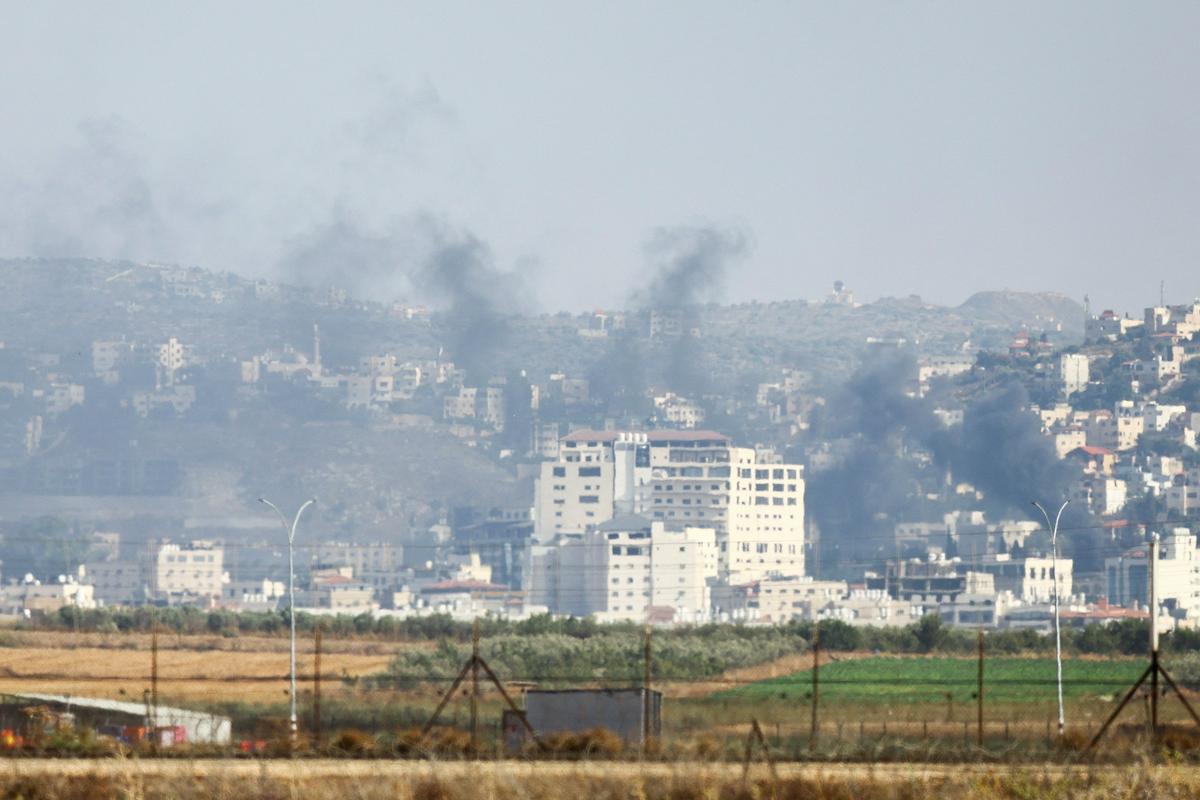 Vojaška operacija Izraela v Dženinu. Foto: Reuters