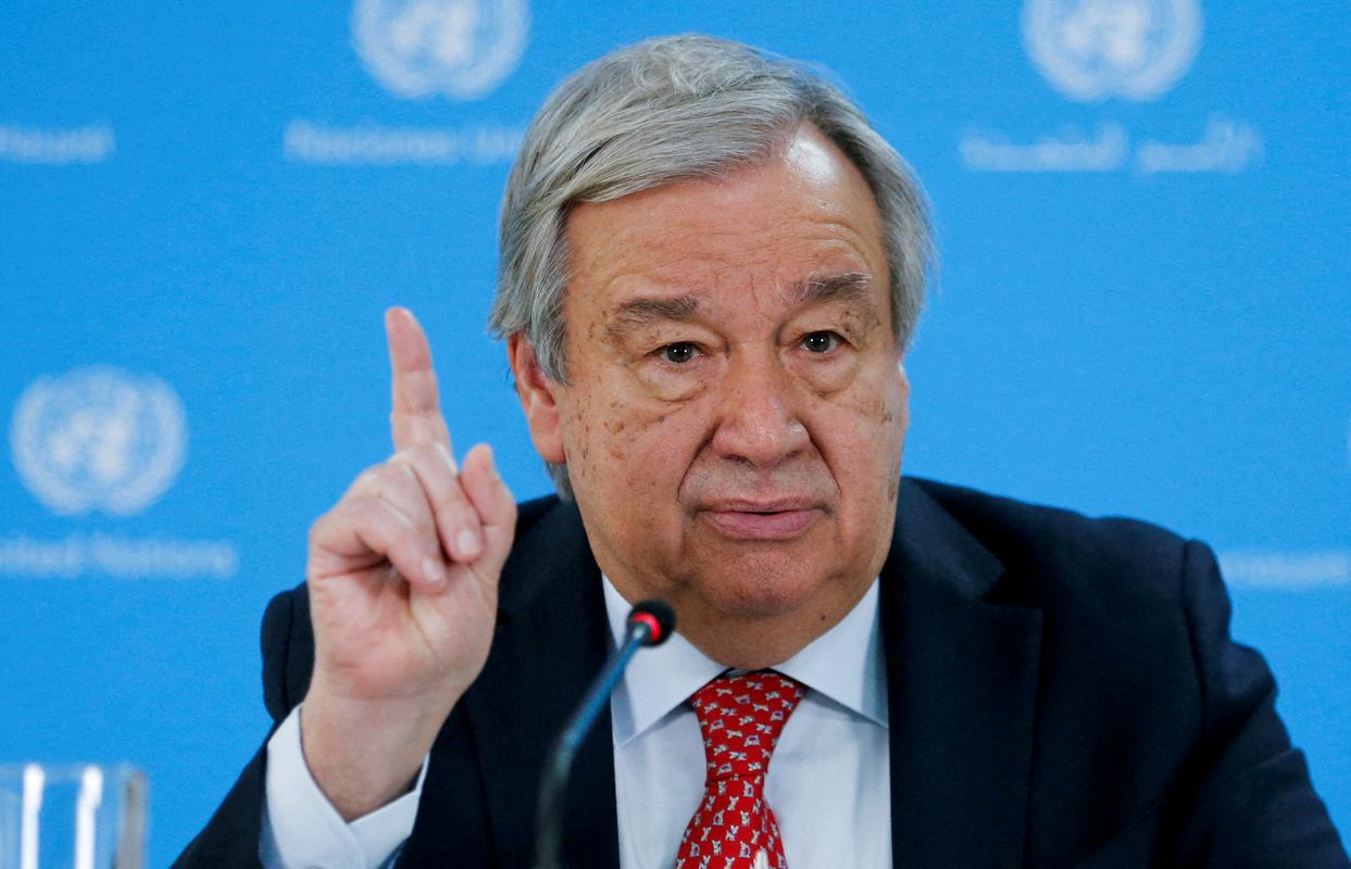 Generalni sekretar ZN-a Guterres. Foto: Reuters