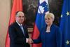 Albanski predsednik Begaj: Slovenija je za nas pomemben evropski partner