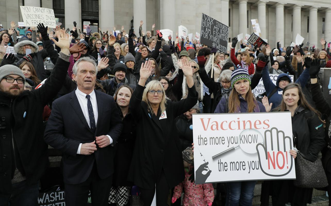 Kennedy mlajši je bil eden najglasnejših kritikov cepiv proti covidu. Foto: AP