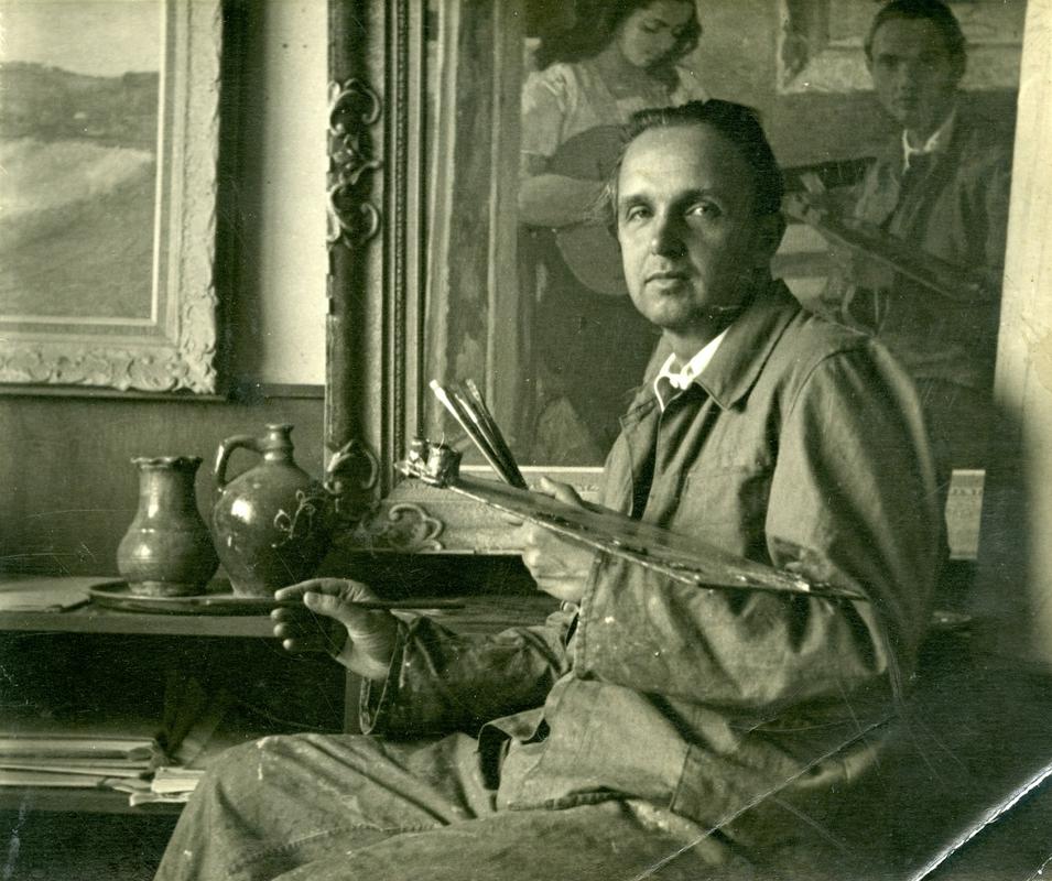 Letos se spominjamo slikarja Staneta Kregarja ob 50. obletnici smrti. Foto: Arhiv Zavoda sv. Stanislava