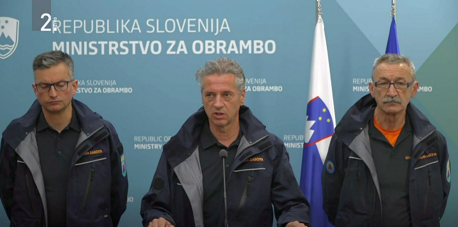 Robert Golob v sredini. Foto: TV Slovenija/zajem zaslona