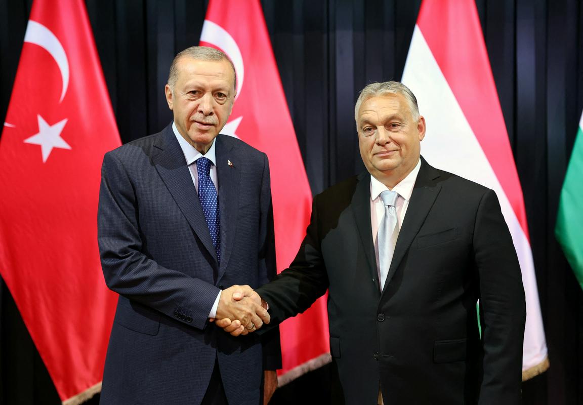 Orban in Erdogan govorila o energetskem sodelovanju in vstopu Švedske v Nato