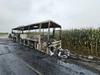 V Hočah neznanci ukradli avtobus, ki je nato zgorel