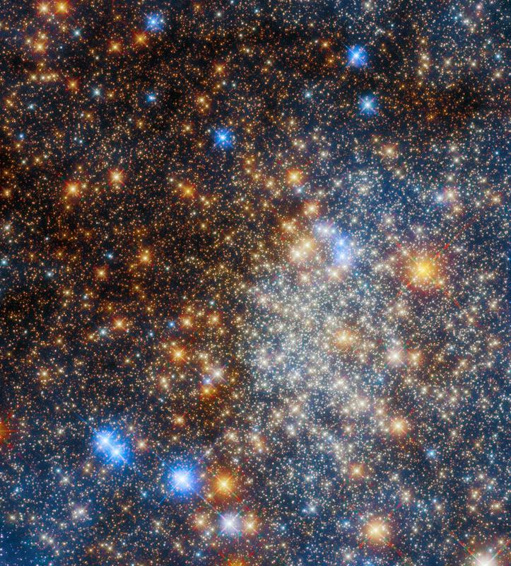 V kroglastih zvezdnih kopicah često najdemo zelo, zelo stare zvezde, tudi po 10 milijard let in več. Foto: ESA/Hubble & NASA, R. Cohen (Rutgers University)