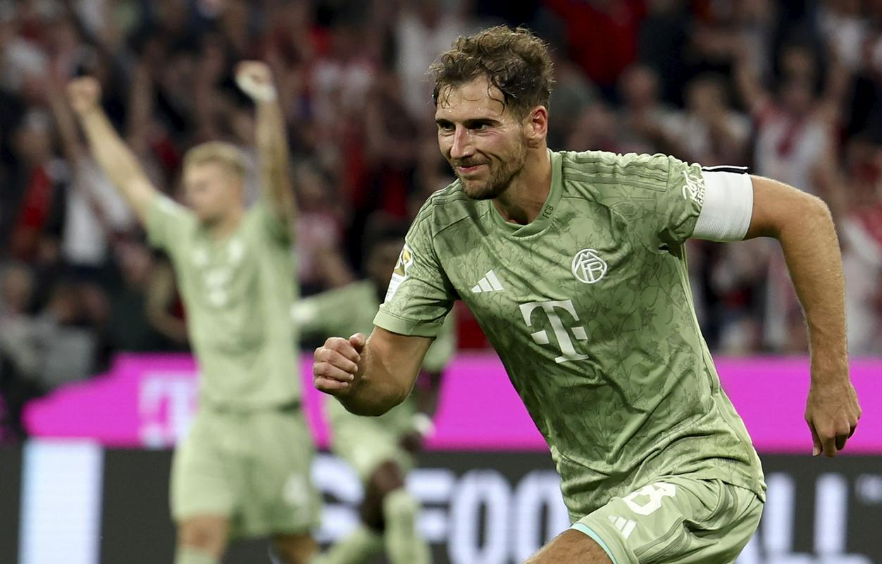 Leon Goretzka, who had a major crisis in the spring, is in much better shape at the start of the new season.  His goal was not enough for three points.  Photo: Reuters