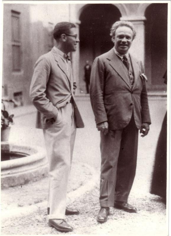 Foto: Ferenc Farkas e Ottorino Respighi a Roma