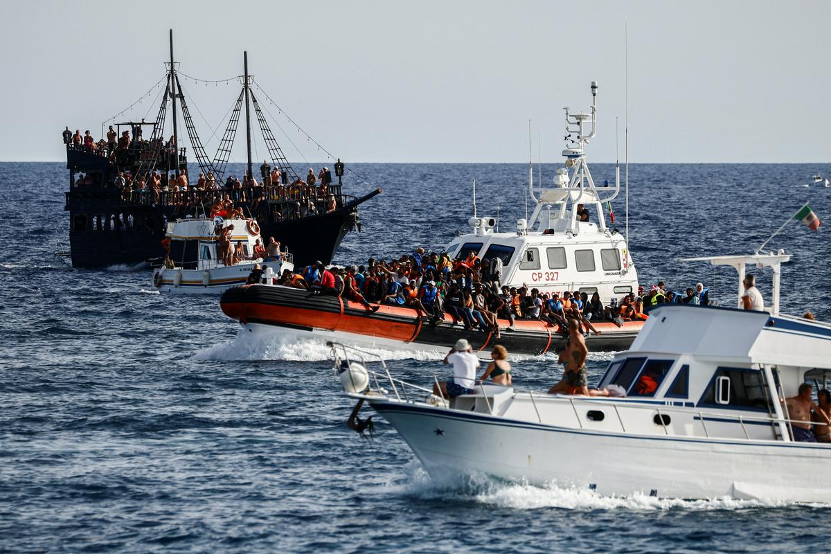 Morje pri Lampedusi. Foto: Reuters