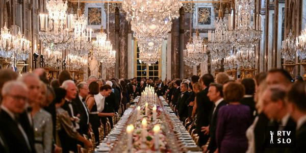 Lors du banquet en l’honneur du roi britannique Charles III.  homard bleu et les meilleurs fromages