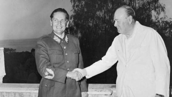 Tito con Winston Churchill